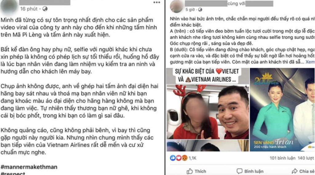 Phản ứng của cộng động mạng về vụ việc